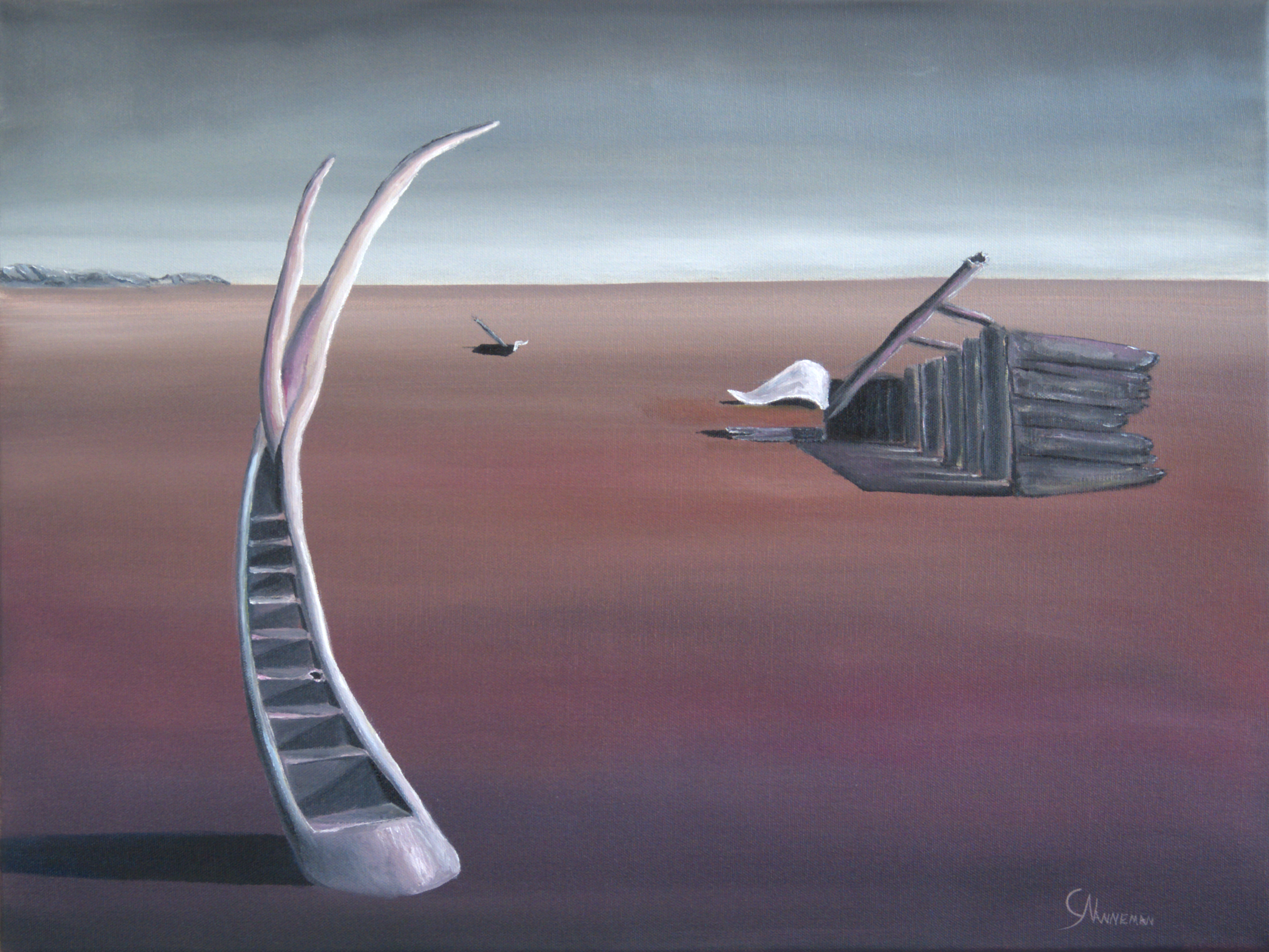 Premonition of Eternity — oil on canvas